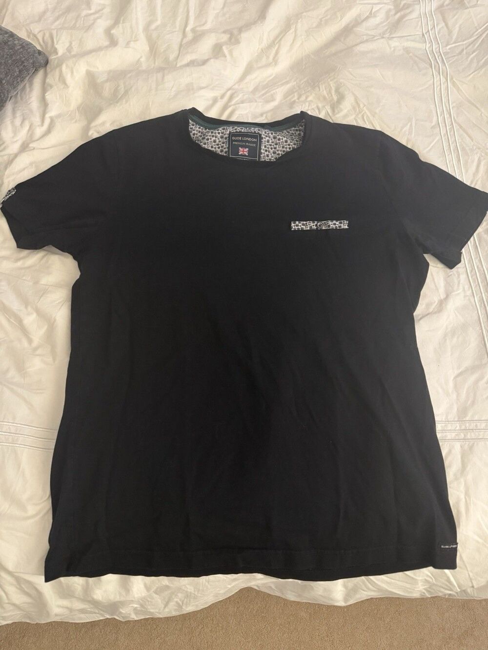 men guide london t shirt Black Large